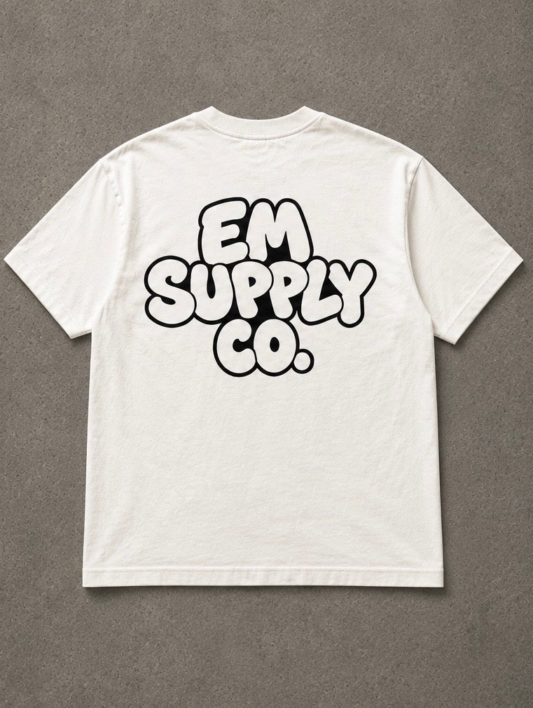 White EM Supply Co. Tee