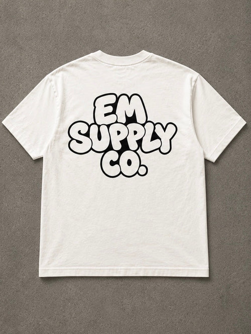 White EM Supply Co. Tee